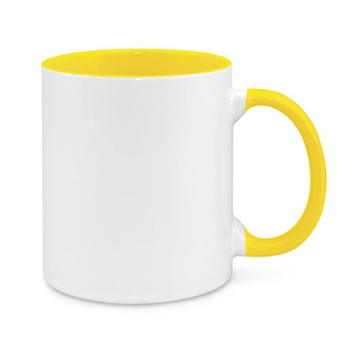 Yellow toned mug