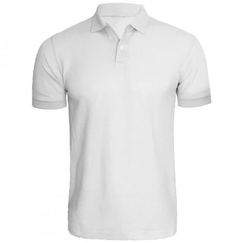 White Plain Polo T-Shirts