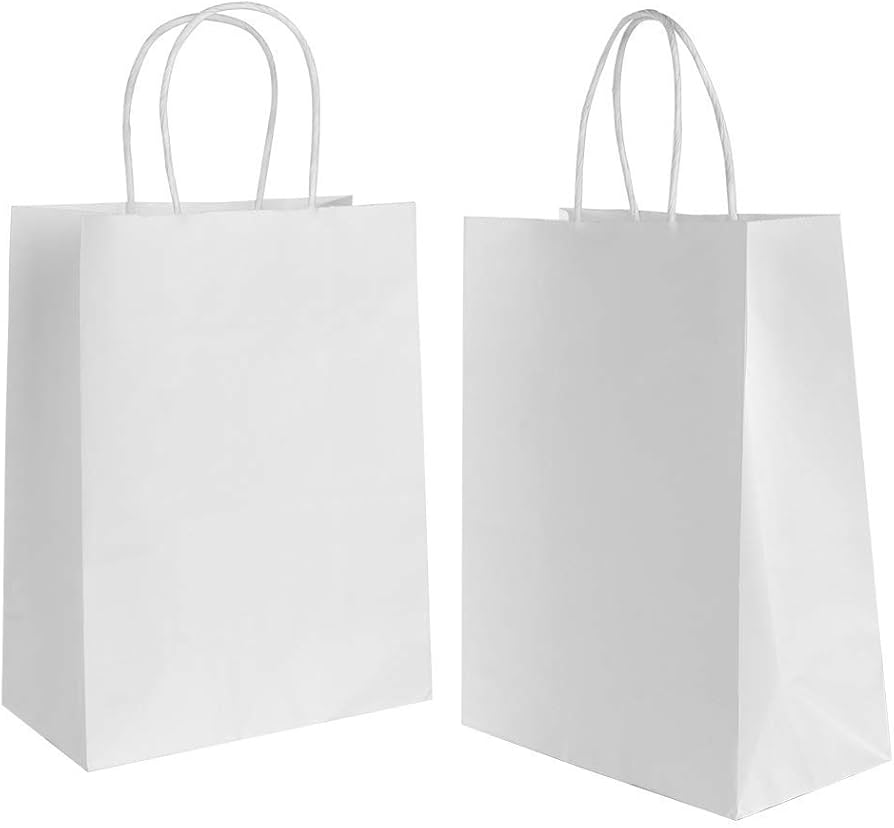 A4 White Paper Gift Bag