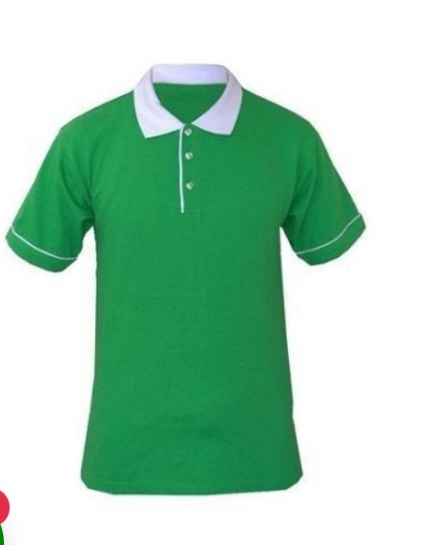 Safaricom Green Collar White Polo T-Shirts