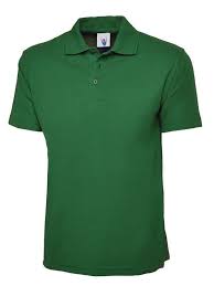 Kenya Green Plain Polo T-Shirts