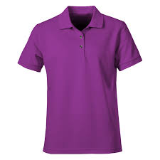 Purple Plain Polo T-Shirts