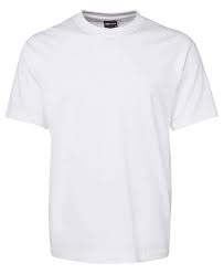 Adult White Round Neck T-Shirts