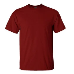 Adult Maroon Round Neck T-Shirts