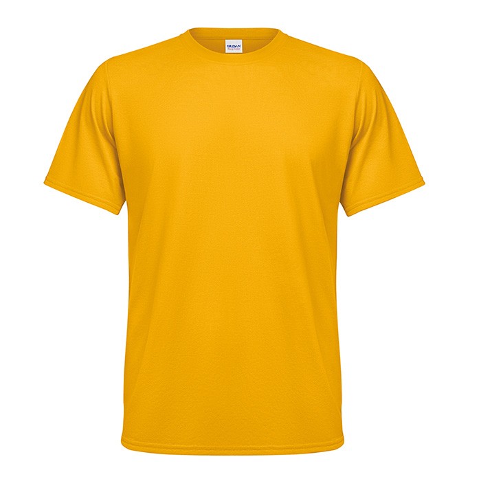 Adult Mustard Yellow Round Neck T-Shirts