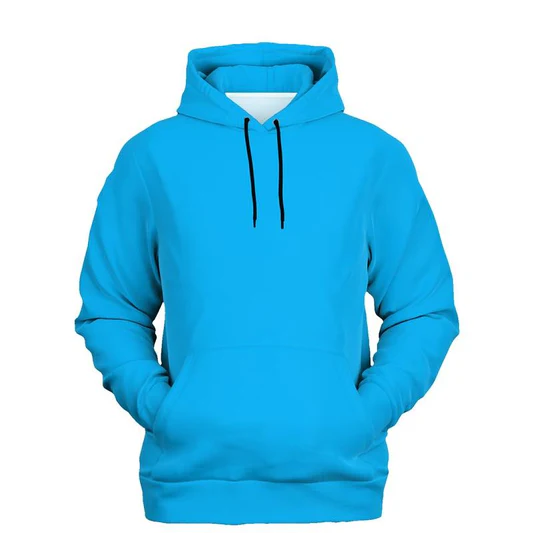 Cyan Blue Hoodies