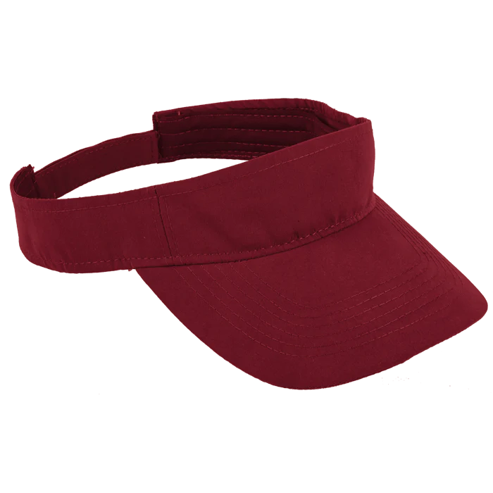 Maroon Sun Visor Caps