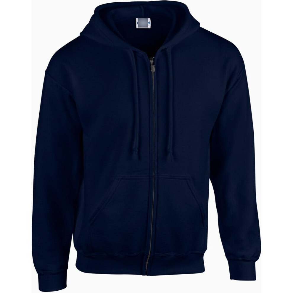 Navy Blue Zipped Hoodies
