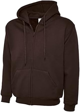 Brown Zipped Hoodies