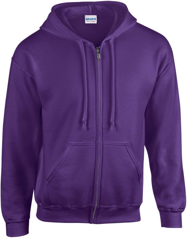 Purple Zipped Hoodies