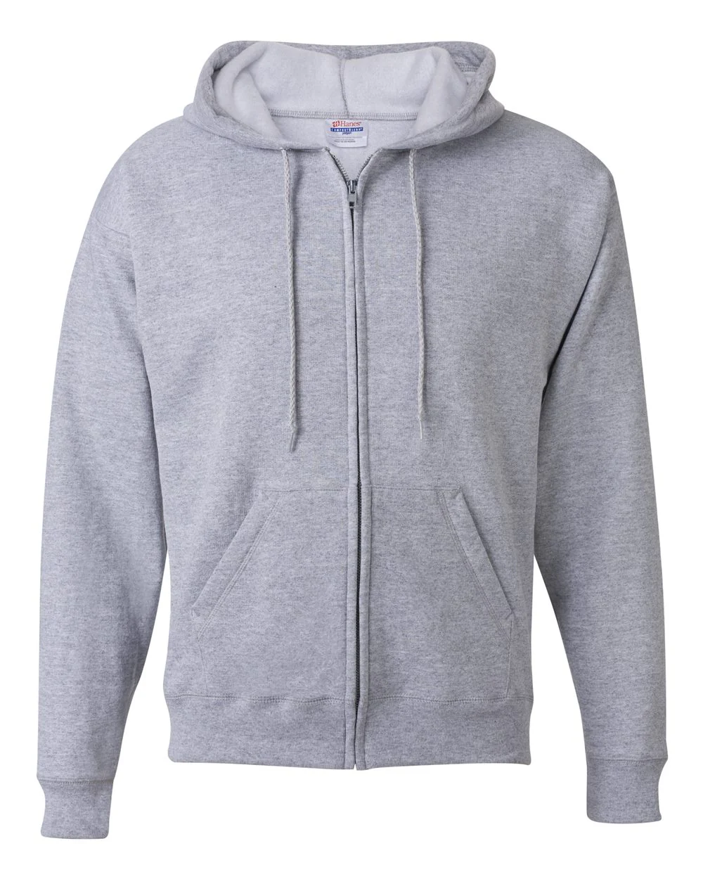 Ash Grey Zipped Hoodies