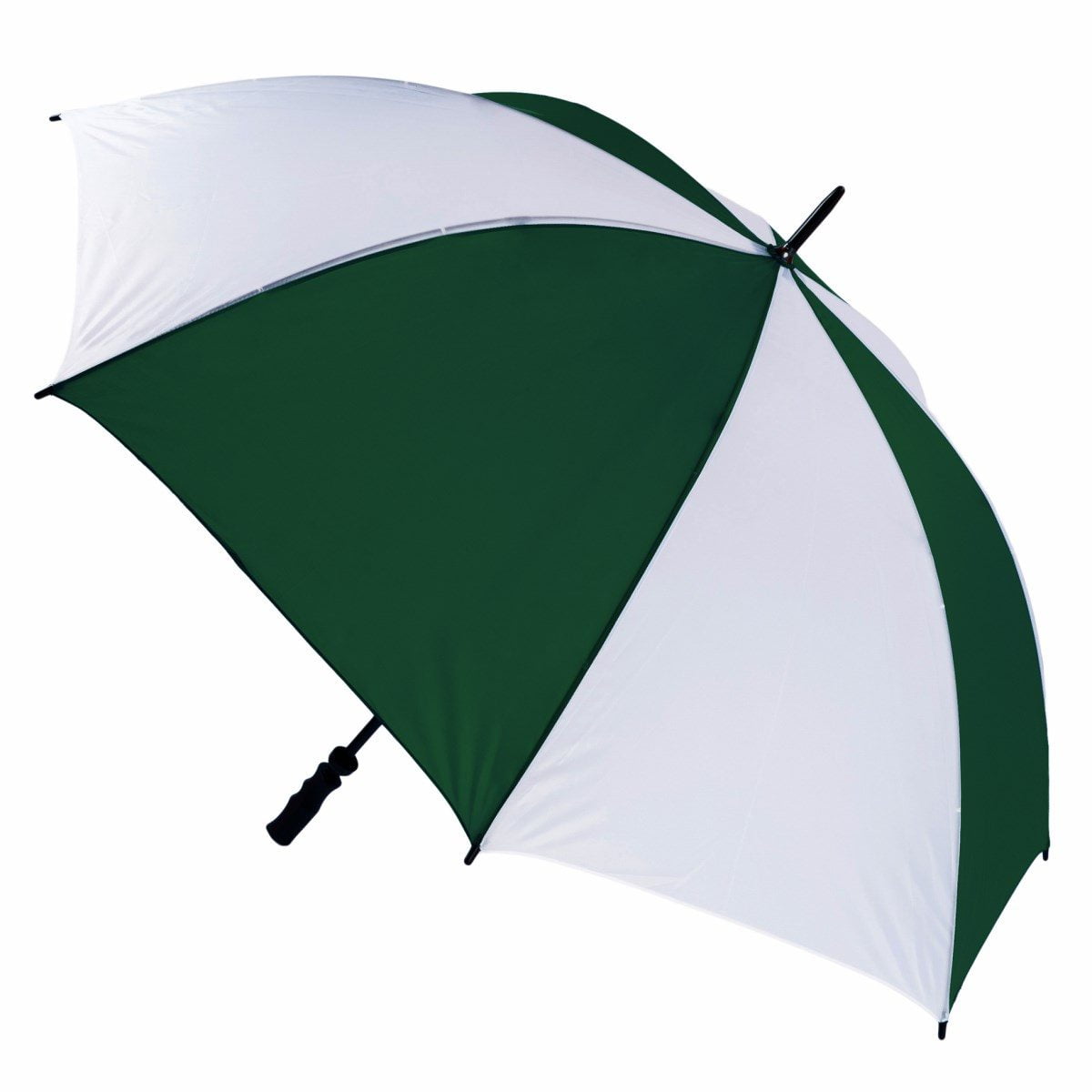 Kenya green-white panels normal umbrella
