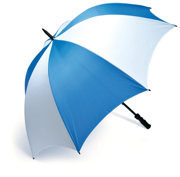 Cyan blue-white panels normal umbrella
