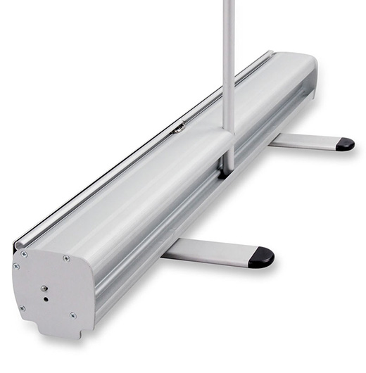 Narrow base aluminium stand