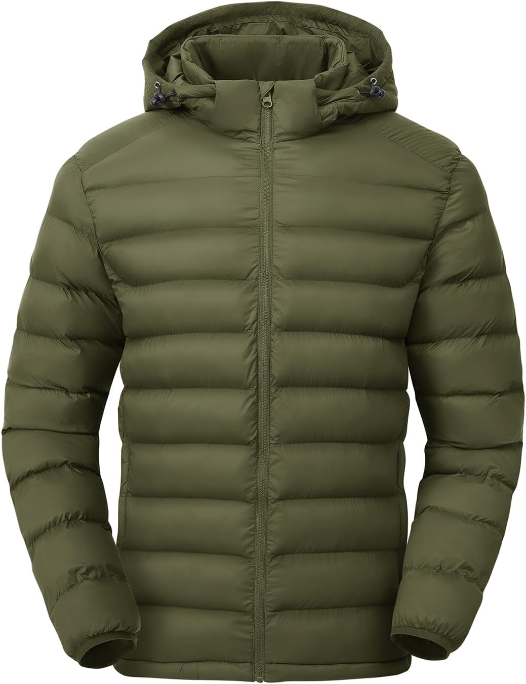 JUNGLE GREEN Puffer Jackets long sleeve