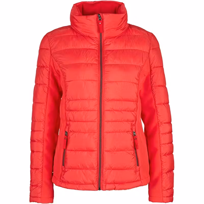 RED Puffer Jackets long sleeve
