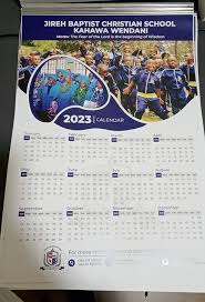 A2 Single Leaf Calendar