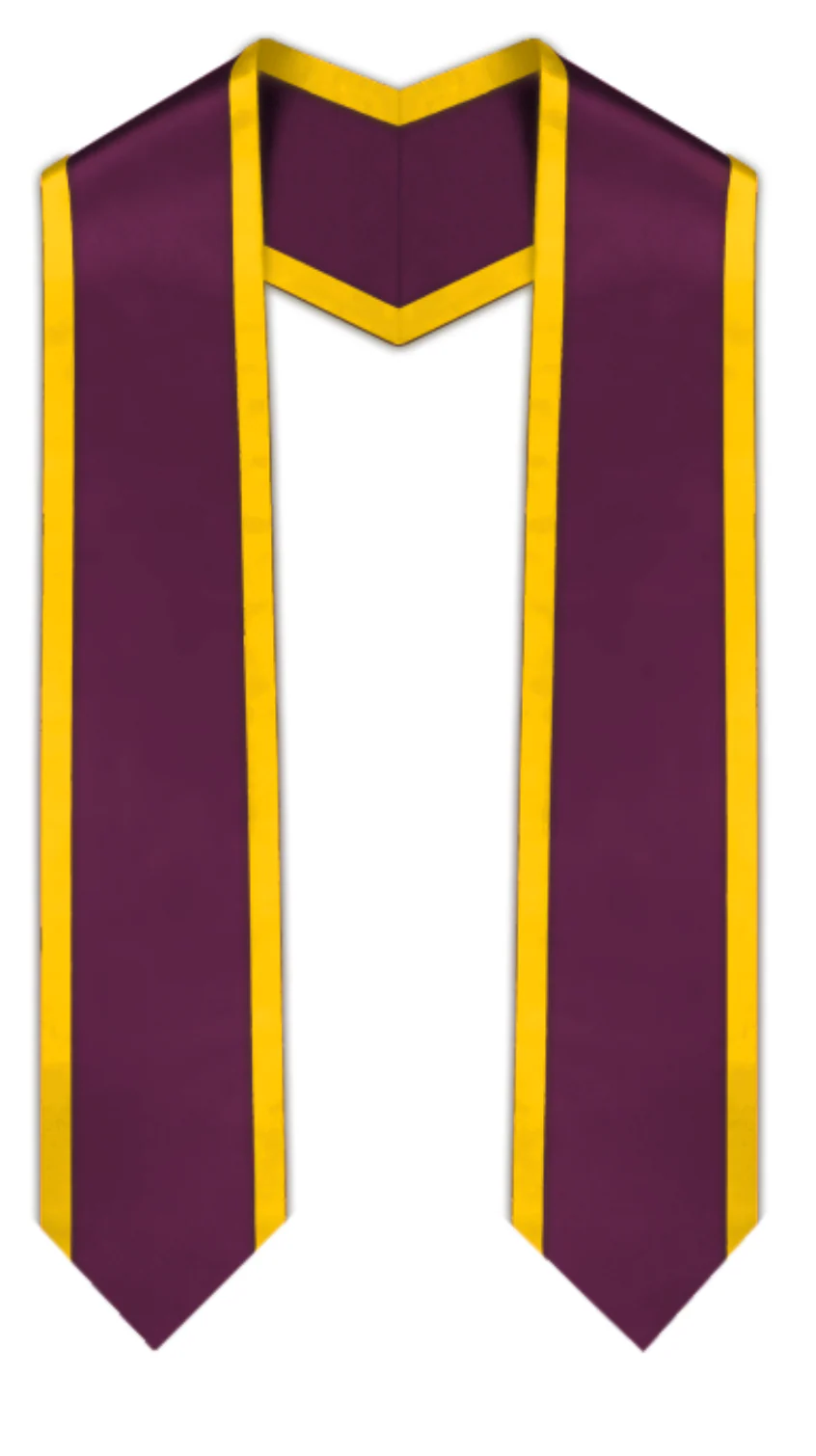 MAROON GOLD SASH