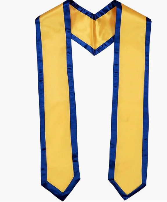 GOLD ROYAL BLUE SASH