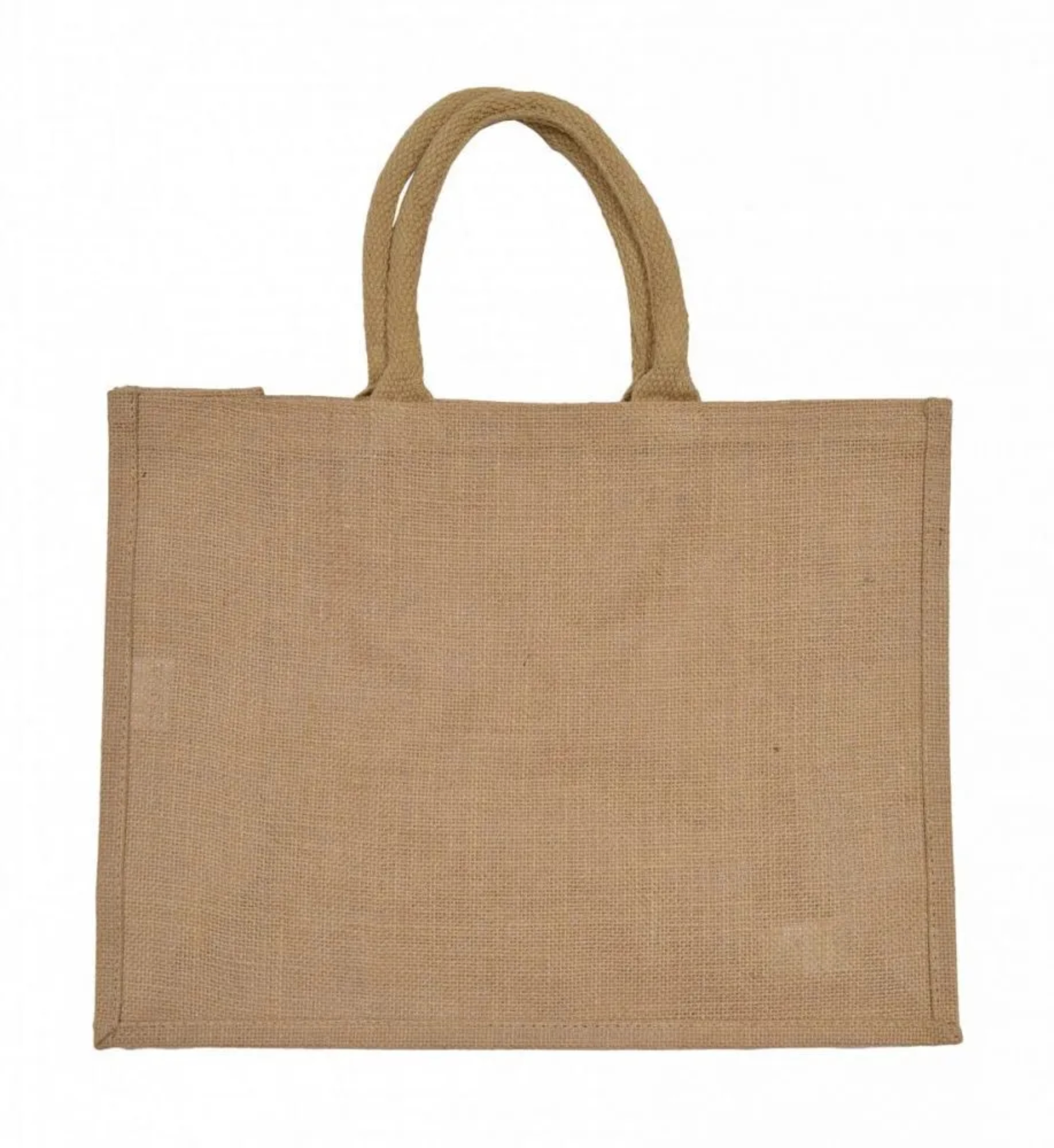 KHAKI PLAIN Jute bag A3 LANDSCAPE