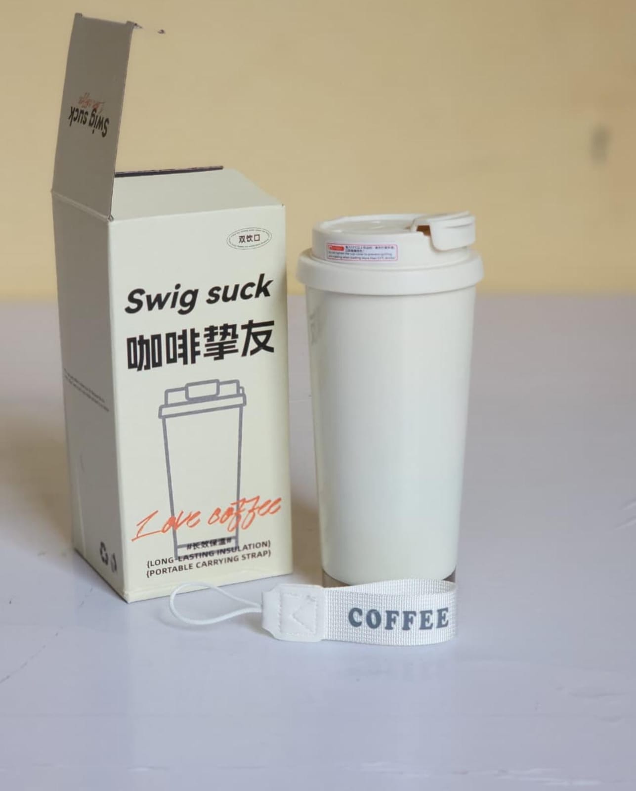 500ml CREAM COFFEE MUG EXTREME insulated thermos