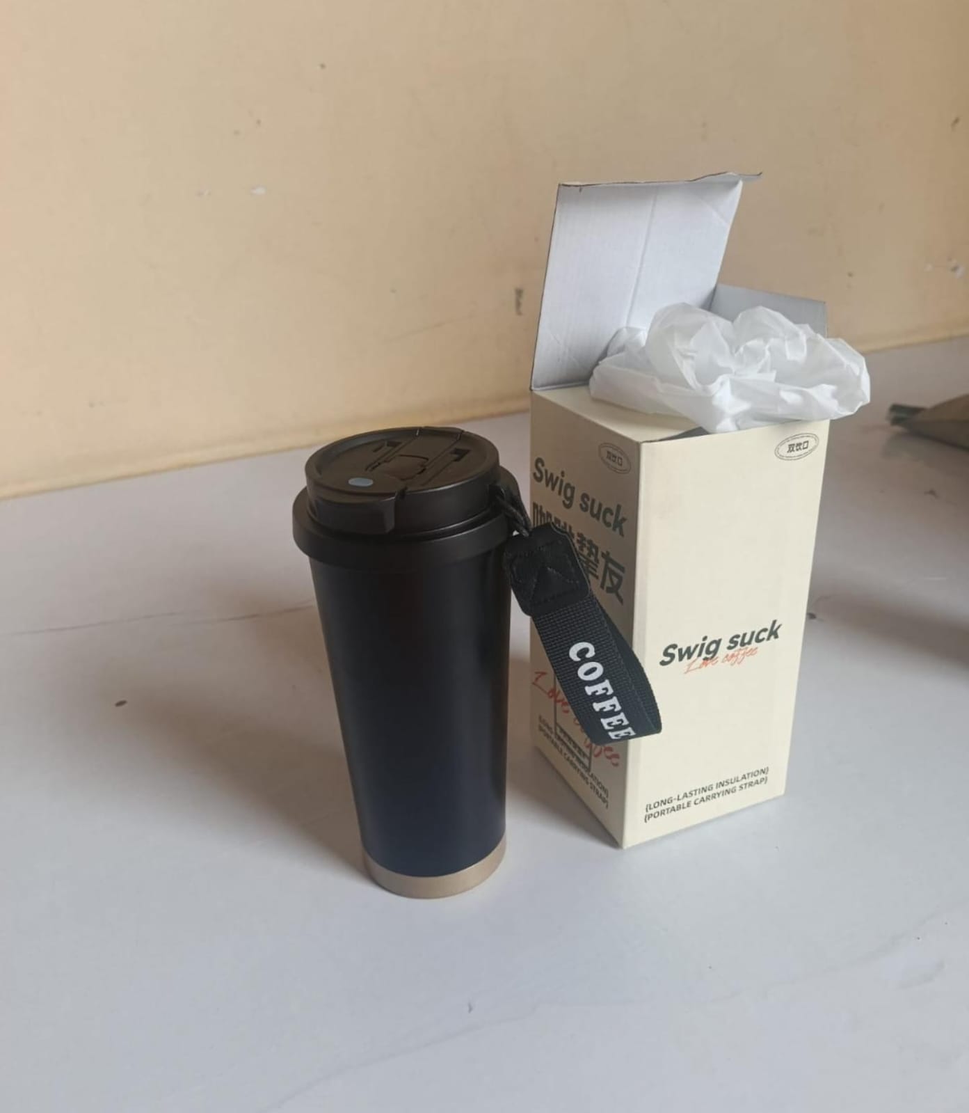500ml BLACK COFFEE MUG EXTREME insulated thermos